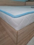 Спалня с ракла и матрак 144/190 Дъб - Санома, снимка 3