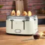 Тостер Russell Hobbs Retro, крем, 4 филии, широки отвори, променливо изпичане , снимка 1