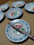 Комплект Стари Емайлирани Колекционерски Виетнамски Чинии 1982г. НОМЕР 382., снимка 9