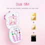 Hello Kitty Розов Телефон за Момиче, Камера, Подарък, с локация, детски телефон с капаче, за дете, снимка 11