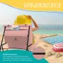 Комплект от 2 сгъваеми плажни  шезлонга   Kesser, с регулируема облегалка и каишка за носене , снимка 13