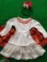 Стилизирана народна носия за момиченце около 1 годинка, снимка 5