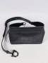 Нова дамска чанта Trussardi - черна, релефно лого и dust bag, снимка 1