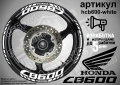 Honda CB600 кантове и надписи за джанти, снимка 9
