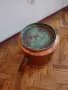 Английска стара медна лейка, съд за течности., снимка 4