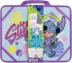 ПРОМО! Детски комплект Чанта Стич с 19 части за рисуване Лило и Стич, Lilo and Stitch drawing set, снимка 2