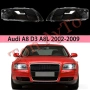 Капаци Фарове Ауди А8 D3 A8L Audi A8 D3 A8L 2002 - 2009 Стъкла Фарове Капаци, снимка 1