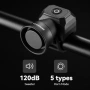 Електронен звънец / Клаксон за велосипед, 120dB, IPX4, CR2032, 5 сигнала, снимка 4