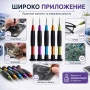 Комплект прецизни отвертки 5 броя за телефони часовници лаптопи и електроника, снимка 3