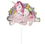 12 бр Еднорог Unicorn Birthday къси картонени топери топер за торта мъфин, снимка 2
