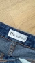 Дамски дънкови къси гащи ZARA, снимка 3