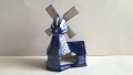 Порцеланова Delft Blue Holland вятърна мелница, снимка 3