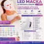 LED Маска за Светлинна Терапия с 7 Цвята – Подмладяване, Анти-Акне и Възстановяване на Кожата, снимка 3