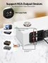 Компютърни високоговорители със субуфер 2.1, 16W, USB захранване, Bluetooth 5.0 и RCA вход, К03, снимка 6