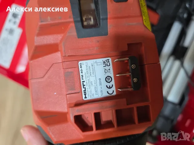 Професионален мултилинеен лазер Hilti PM 40-MG (Зелен лъч) + Статив PMA 20 и Батерия, снимка 3 - Измервателни инструменти - 55667773