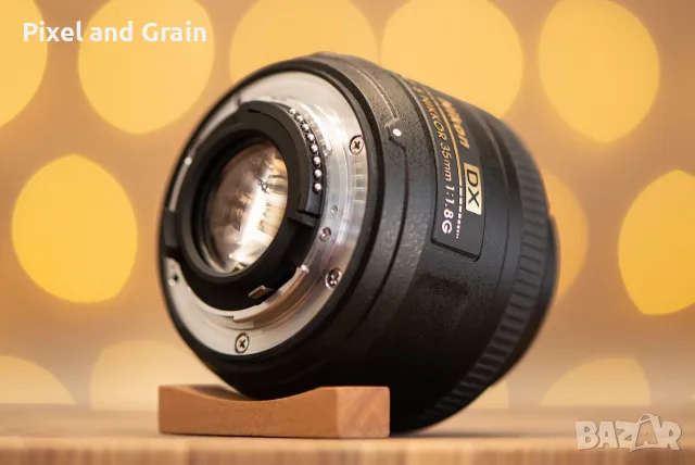 Nikon AF-S 35mm f/1.8G DX обектив Никон, снимка 2 - Обективи и филтри - 55527615