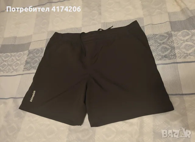 Мъжки къси шорти Domyos - Размер М, Черни, Нови, снимка 4 - Къси панталони - 55316832