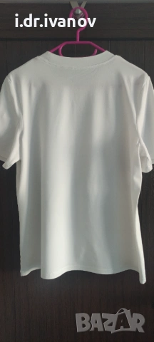 нова бяла тениска с 3D цветя, снимка 4 - Тениски - 54012250