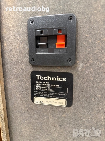 🔈Висококачествени трилентови подови тонколони Technics A51 - 100W-200W - 8 ома🔈, снимка 6 - Тонколони - 54939152