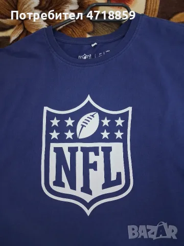 Памучна фен-тениска на NFL, снимка 3 - Фен артикули - 55327548