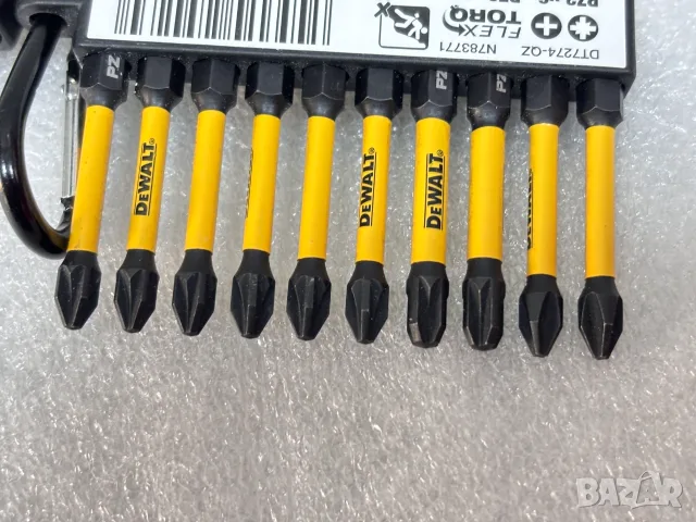 2 Комплекта ударни битове с карабинер DeWALT - 20 части, снимка 4 - Отвертки - 55644213
