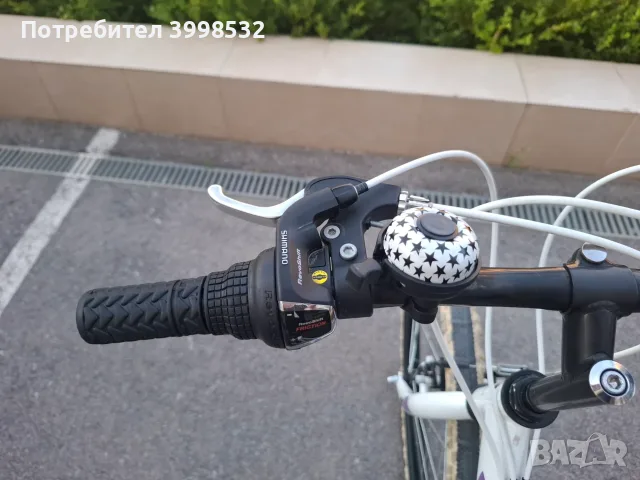 Юношески велосипед Drag Laser 24" бял 18 скорости Shimano, снимка 2 - Велосипеди - 55523884