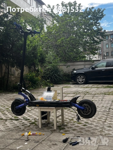 Kaabo mantis 10 dual много запазена на 2400 км купувана от e-point Varna има и гаранция още 1 година, снимка 2 - Друга електроника - 55232939