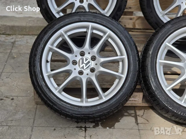 5х112 Джанти 17 цола VW Golf Caddy Passat Touran 5x112 Фолксваген Тоуран Кади, снимка 5 - Гуми и джанти - 54830654