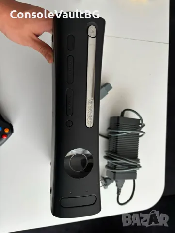 (ХАКНАТ) Xbox 360 Elite (Fat) + 16 игри , снимка 3 - Xbox конзоли - 55608158