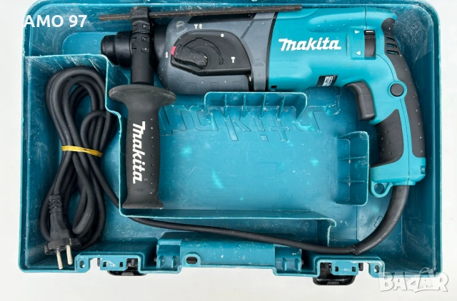 Makita HR2470 - Електрически перфоратор 780W 2.4J перфектен!, снимка 2 - Перфоратори - 54768916