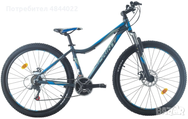 Велосипед със скорости SPRINT - Hunter, 27.5", син/сив