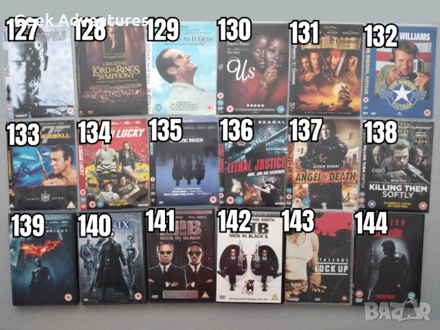 Екшън, Драма, Трилър, Ужаси Филми DVD's - Оригинални Филмови Дискове на Английски Език, снимка 9 - Екшън - 47015417