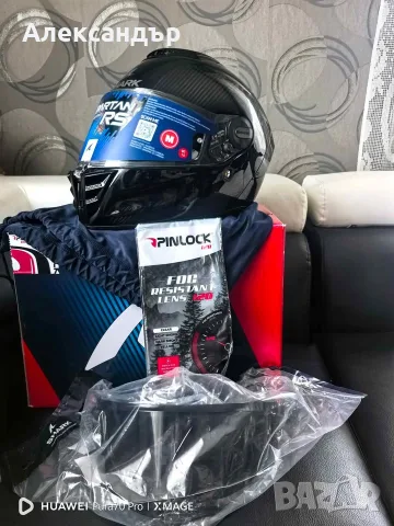 Мото каска Shark Spartan RS Carbon Skin, снимка 5 - Аксесоари и консумативи - 55479184