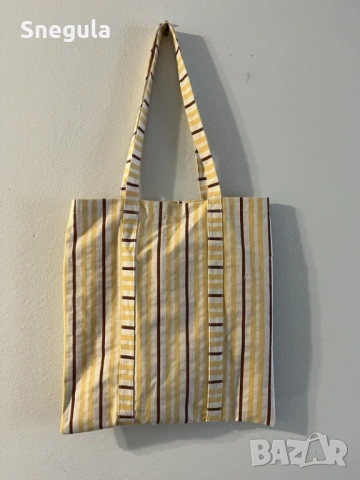 Продавам текстилна чанта от рециклиран памук Sezane Women’s Recycled Canvas Cotton, снимка 3 - Чанти - 54681764