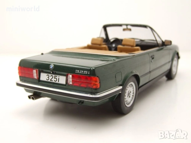 BMW 325i Cabrio E30 1985 - мащаб 1:18 на MCG моделът е нов в кутия, снимка 3 - Колекции - 54823141