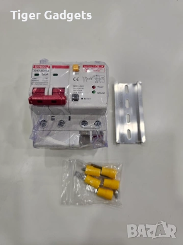 Dihool DZ47LED-50 RCBO 50A – автоматичен предпазител с дефектнотокова и SPD защита, снимка 6 - Друга електроника - 54490681