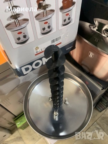 Шоколадов фонтан за 900 гр. шоколад / Domo DO916CH 275W, снимка 8 - Други стоки за дома - 54202307