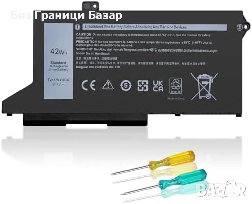 Нова лаптоп заместваща Dell WY9DX батерия RJ40G 01K2CF Latitude 5420 5520 3560