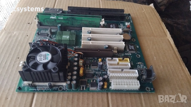 Дънна платка Acorp 6VIA/ZX85 VER:1.3 Socket 370 CPU+FAN+RAM, снимка 5 - Дънни платки - 54573702