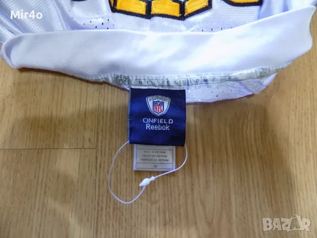тениска pittsburgh steelers bettis # 36 NFL reebok eамерикански футбол мъжка оригинал размер 48, снимка 7 - Спортни дрехи, екипи - 55673548