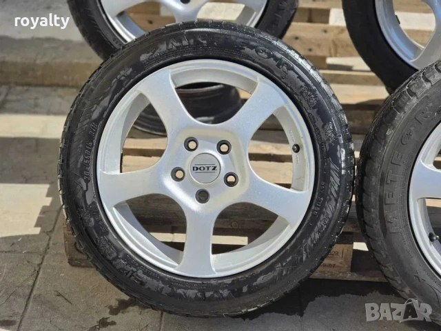 5х112 16 Джанти Dotz VW Seat Skoda Mercedes Ет 35 J 7 ЦО 66.6 СЪС ВТУЛКА ПОДАРЪК гуми 205 55 16  Без, снимка 3 - Аксесоари и консумативи - 54375518