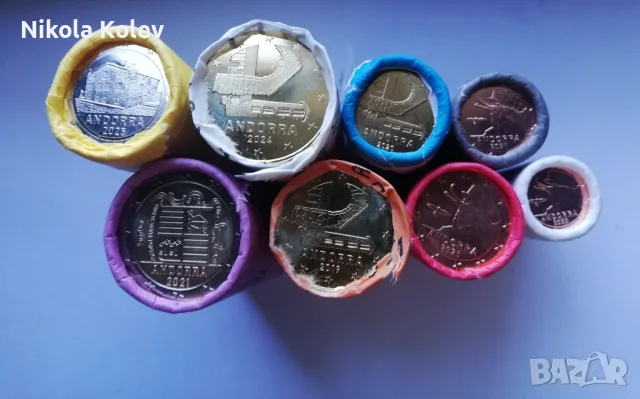 Андора. 3,88 € евро сет от един цент до 2евро. 