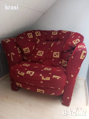 Продавам луксозен фотьойл , снимка 3 - Дивани и мека мебел - 54557051