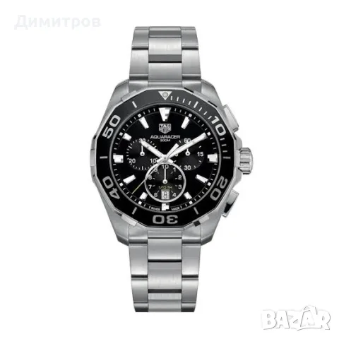НОВ Tag Hauer Aquaracer, 300м, кутия+документи, Chrono
