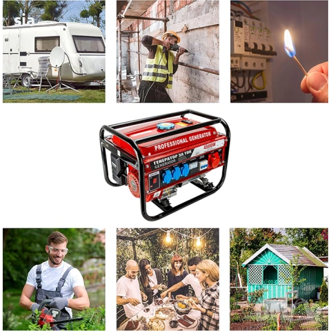 Генератор за ток, 4500W, 220V, 380V и 12V