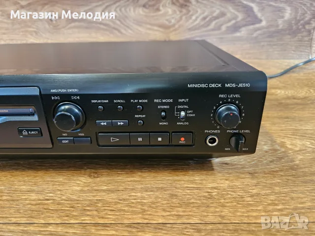 Минидиск дек Sony MDS-JE510 – Легендарен цифров рекордер от времето на качественото аудио, снимка 5 - Декове - 55484436