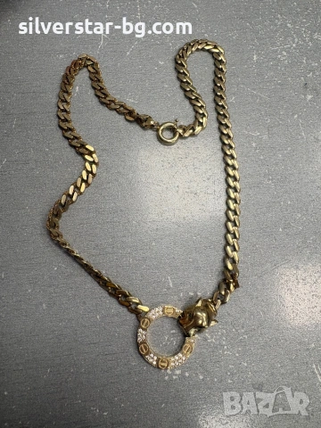 Златно колие cartier 20, снимка 5 - Колиета, медальони, синджири - 54672355