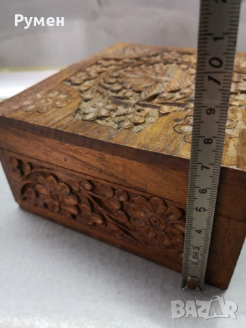 Кутия дърворезба за бижута и дребни вещи , снимка 5 - Декорация за дома - 54234268