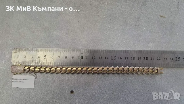 Злата Гривна 21.1гр 14к, снимка 2 - Гривни - 55437450