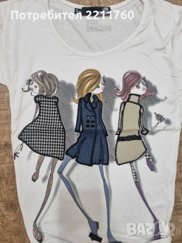 Тениски Love Moschino , снимка 5 - Тениски - 55070880